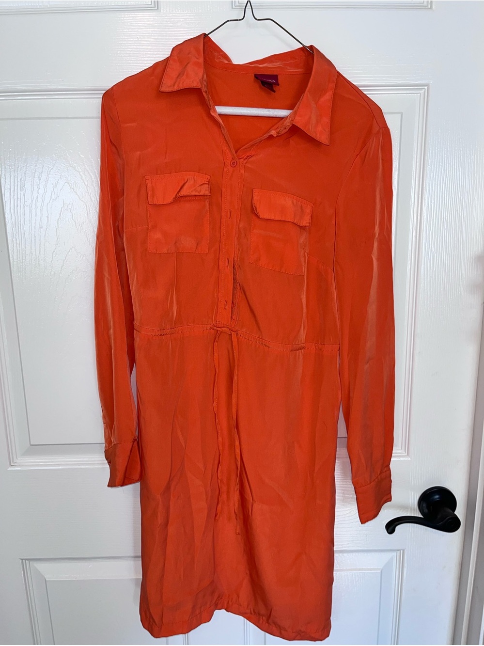 Merona Women’s Orange Shirt Dress